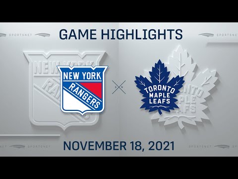 NHL Highlights | Rangers vs. Maple Leafs - Nov. 18, 2021
