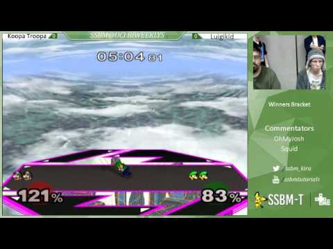 UCI 15 - Koopa Troopa (Mario) vs Luigikid (Luigi) - Super Smash Bros. Melee