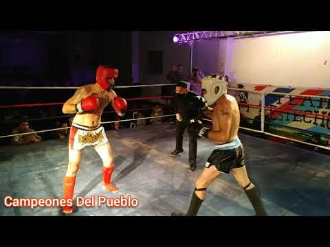 🥊Emiliano Carnero Vs Juan Sanillan - KICK BOXING - AMATEUR - Campeones Del Pueblo - Siempre Humilde