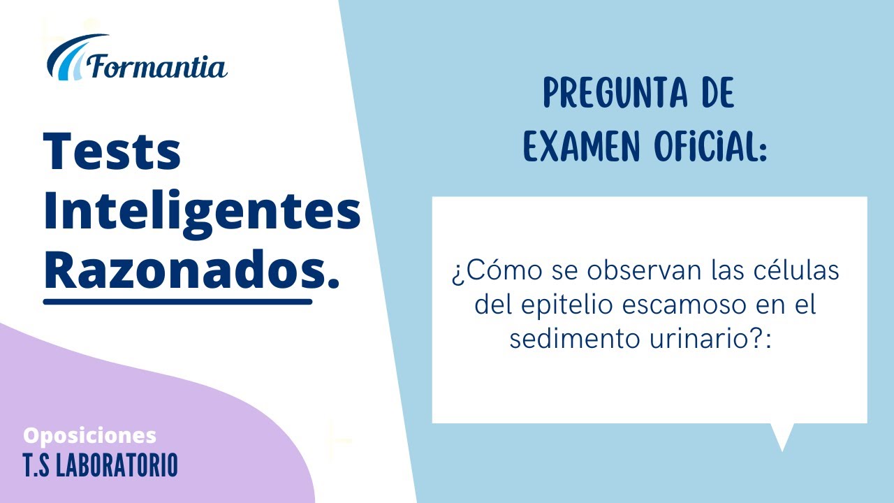 ⚪ T.S. Laboratorio - Test de Oposición - Pregunta de Examen Oficial Nº 110 OPE SERGAS 21