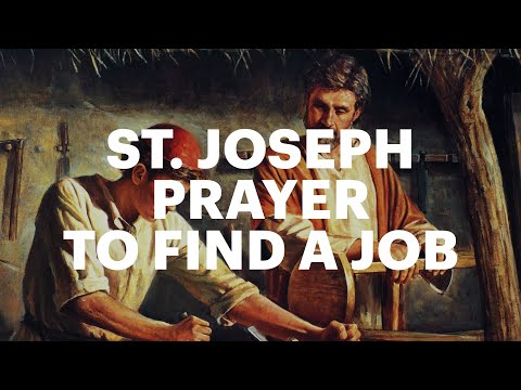 St. Joseph Prayer for Employment