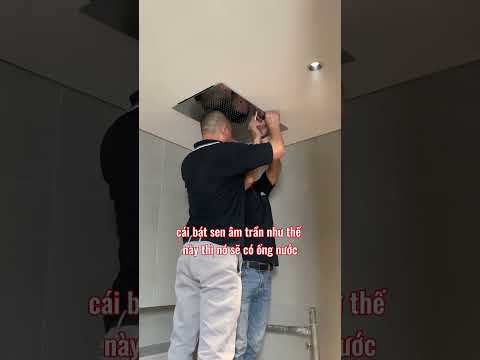 lắp đặt sen tắm spa âm trần