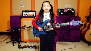 A 10 year old girl YOYO(Pinxi Liu)Cover Fuzz Universe-Paul Gilbert