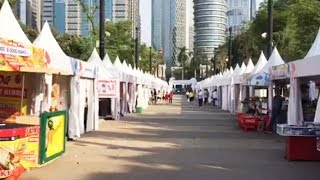 Zona Festival Asian Para Games 2018 Sepi, Pedagang Khawatir Merugi