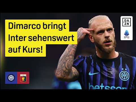 Inter auf Meisterschaftskurs: Inter Mailand - CFC Genua | Serie A | DAZN Highlights