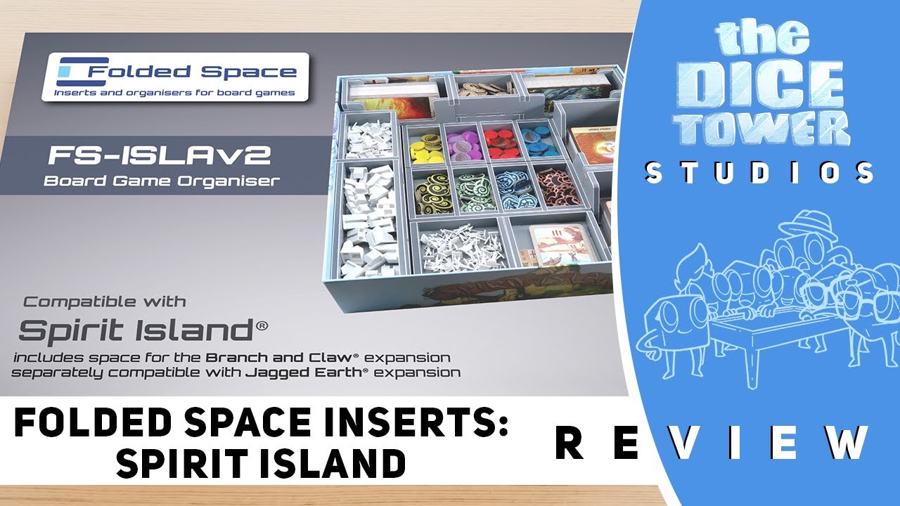 Folded Space Spirit Island Insert Review