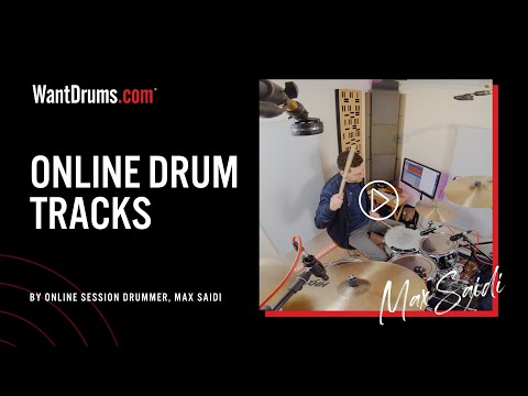Online Session Drummer Max Saidi | Remote Drum Recording | WantDrums.com® | Drum Tracks 24/7