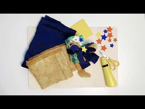 DIY I Basteln mit Kindern I Stoffgeschenkband I Kindermuseum Junges Schloss, Stuttgart