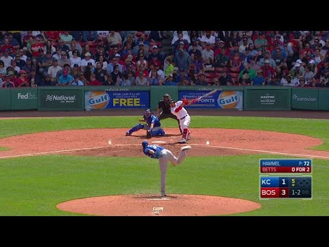 KC@BOS: Hammels gets Betts swinging in the 5th