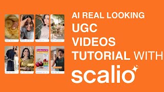 Real-Looking AI UGC 😱 Videos: Scalio Tutorial Guide