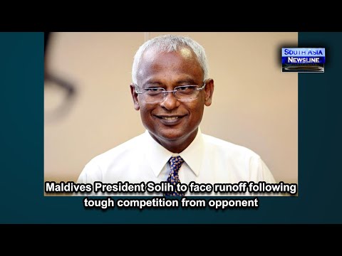 Maldives President Solih to face runoff following tough competition from opponent