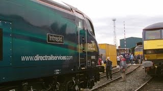 preview picture of video 'Crewe Gresty Bridge 19.7.2014 - DRS Open Day Class 20 37 47 57 66 68 90'