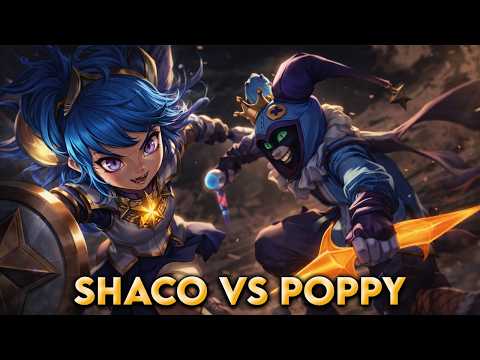 16 KILL AP SHACO JUNGLE vs POPPY - ONE SHOT TRAP KING | League of Legends