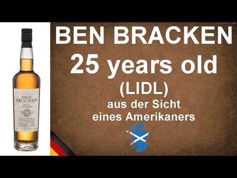 BEN BRACKEN 25 years old (LIDL) Speyside Single Malt Whisky Verkostung #611 von WhiskyJason