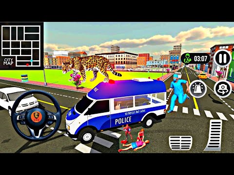 Police Ambulance Rescue Driving Simulator - Emergency Doctor Game 2022 - Android Gameplay