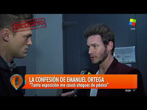 Intrusos habló con Emanuel Ortega sobre su separación con Ana Paula Dutil