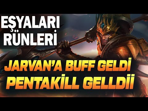 JARVAN'A BUFF GELDİ PENTA ATTIK | EŞYALARI VE RÜNLERİ | ZeFF LoL