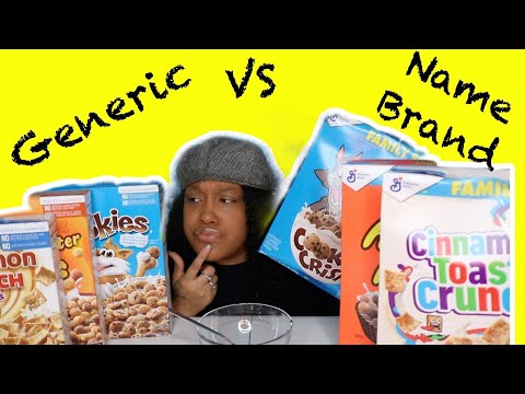Generic Cereal VS Name Brand Cereal | Target VS Aldi Cereal | Cereal Mukbang Video