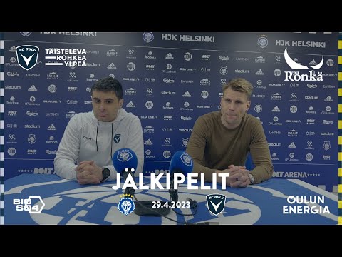 ACOTV: Rönkä jälkipelit HJK - AC Oulu 23.4.2023 (Veikkausliiga)