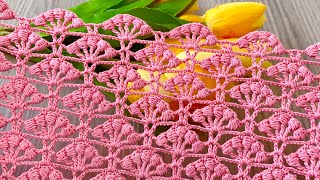 The Most Unique Crochet Pattern I've Ever Seen‼️ Simple Pattern Tutorial Suitable for Every Project