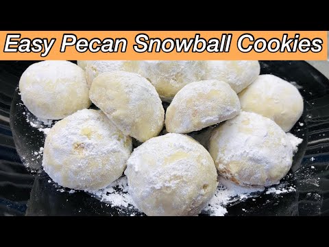Pecan Snow Balls Cookies | Russian Tea Cakes | Holiday Cookies | Taste Assured