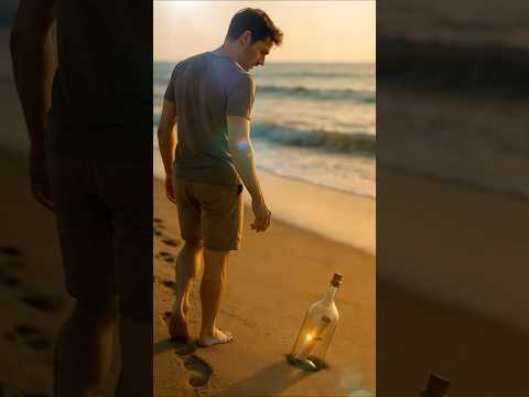 Unbelievable Message In A Bottle Discovered On Beach #fyp #trending #viral #shrek #funny #beach