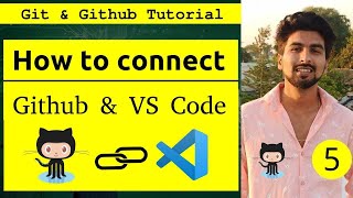 How to connect github to visual studio code