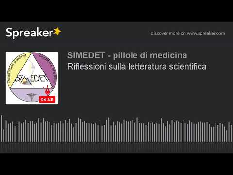 Riflessioni sulla letteratura scientifica