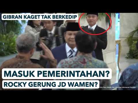 Rocky Gerung Masuk Ring Pemerintahan? Expresi Gibran Kaget Tak berkedip, Pak Prabowo Akrab Banget
