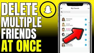 How To Delete Multiple Snapchat Friends At Once (2026)