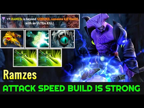 Ramzes [Faceless Void] Max Attack Speed Build Is Strong Crazy Bash 7.22 Dota 2