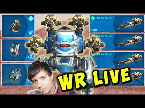 Brutal BLAZE BLITZ Mk2 & New Max Anticontrol War Robots Live Gameplay WR