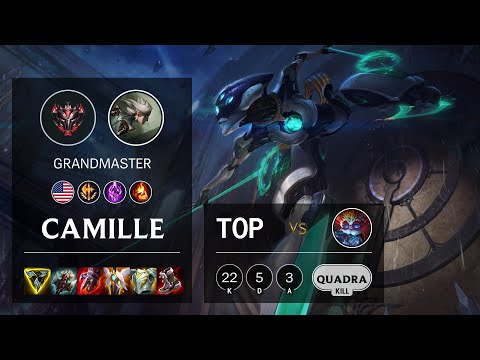 Camille Top vs Heimerdinger - NA Grandmaster Patch 11.16
