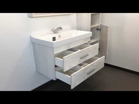 Обзор мебели для ванной комнаты Комфорти Никосия 80П Обзор мебели для ванной комнаты Комфорти Никосия 80П
