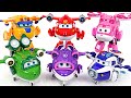 Super Wings S4 Super Charge Transformers Paul Mira Bora Go DuDuPopTOY