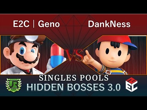 Hidden Bosses 3.0  SINGLES POOLS - E2C | Geno (Dr Mario) vs DankNess (Ness)