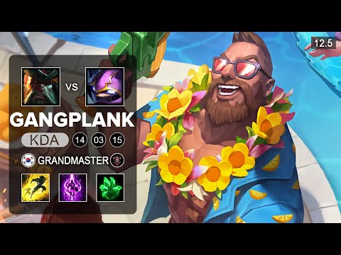 GangPlank Top vs Kennen - KR Grandmaster - Season 12 Patch 12.5