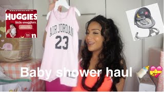 My Baby Shower Haul + Baby Registry First Time Mom 🎁