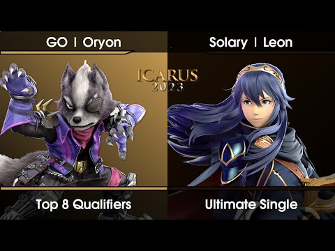 ICARUS 2023 Top 8 Qualifiers - GO | Oryon (Wolf) Vs. Solary | Leon (Lucina) SSBU Ultimate Tournament