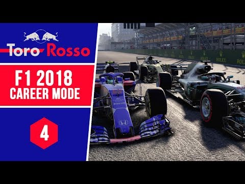 F1 2018 Career Mode Part 4 | Big Hamilton Battle (Baku Grand Prix)