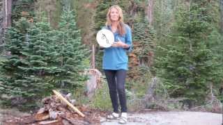 Playing Native American Style Flute to honor sky above and Drum to Earth -  Music Medicine Practice