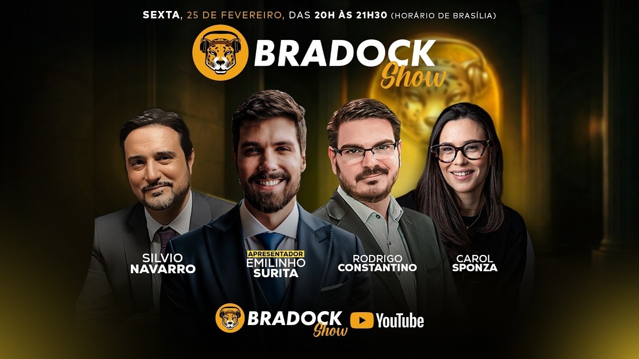 Bradock Show 25/02/26 - Emilinho Surita, Consta, Silvio Navarro e Carol Sponza