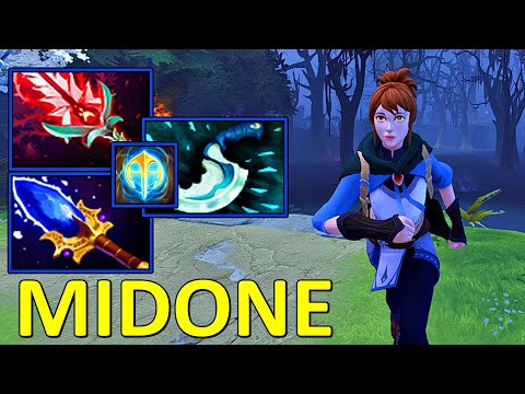 SMG.MIDONE MARCI WITH AGHANIM SCEPTER AND BLOODTHORN | DOTA 2 7.32 GAMEPLAY