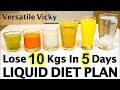 Liquid Diet For Weight Loss Liquid Diet Plan To Lose Weight Fast 10Kg