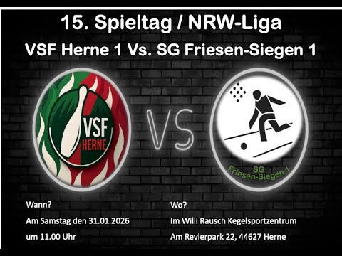 NRW-Liga 15. Spieltag Saison 2025/2026 VSF Herne 1 vs SG Friesen-Siegen 1