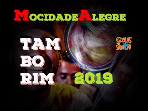 Mocidade Alegre 2019 - Desenho de Tamborim HD - Bateria Ritmo Puro -