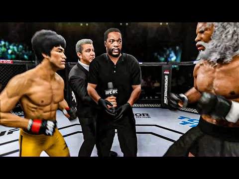 BRUCE LEE VS GOLIATH | UFC 4 BRUTAL FIGHT | UFC 4 | UFC 4 2020 | EA SPORTS UFC 4