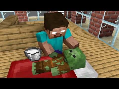 Baby Zombie was Homeless - Minecraft Animation