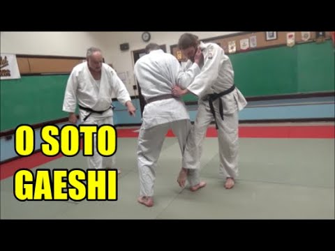 O SOTO GAESHI COUNTER TO O SOTO GARI — judo technique demonstration