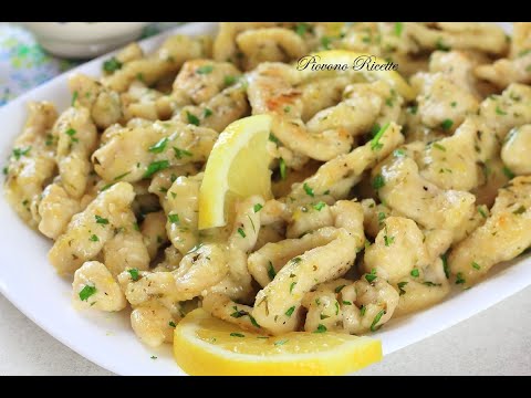 Lemon Chicken Strips: succulent, fragrant, and super easy to make!